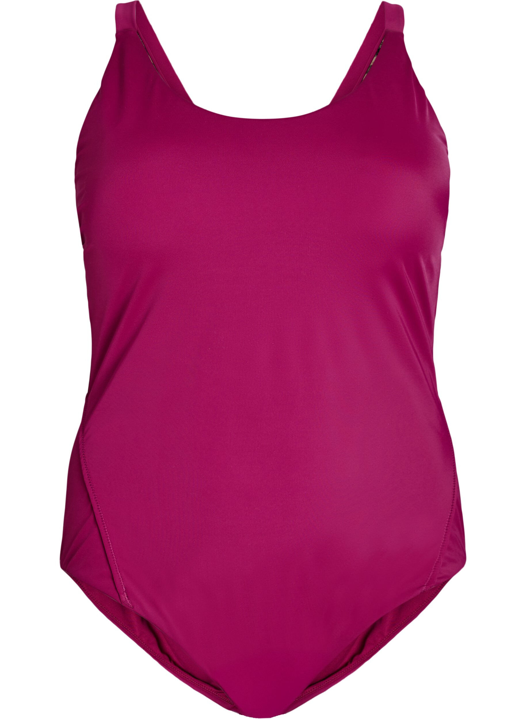 Uimapuku, jonka selk&auml; on koristeltu