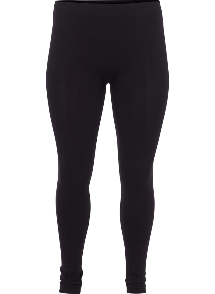 Saumattomat leggingsit, Black, Packshot image number 0
