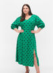 Viskoosinen midimekko pilkuilla, Jolly Green Dot AOP, Model image number 0