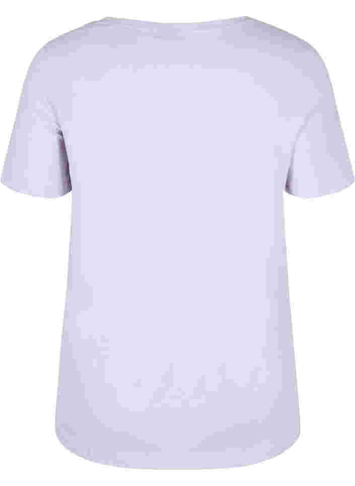 Lyhythihainen puuvillainen t-paita printillä , Thistle Bird, Packshot image number 1