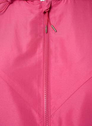 Lyhyt takki hupulla ja säädettävällä helmalla, Hot Pink, Packshot image number 2