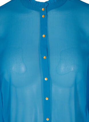 Lyhythihainen paita röyhelöyksityiskohdilla, Blue ASS, Packshot image number 2