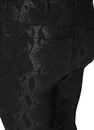 Slim fit-malliset housut kuosilla, Black Snake , Packshot image number 3