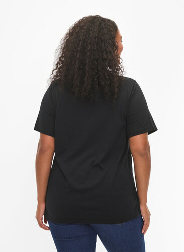 FLASH – kuviollinen t-paita, Black Lips, Model image number 1