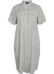 FLASH &ndash; Lyhythihainen pitk&auml; paitamekko, Vihre&auml;