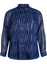 Paita kimaltelevalla kuviolla, Sininen