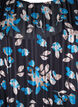 Lyhyt mekko printillä ja pyöreällä kaula-aukolla, Black Blue Fl. AOP, Packshot image number 2