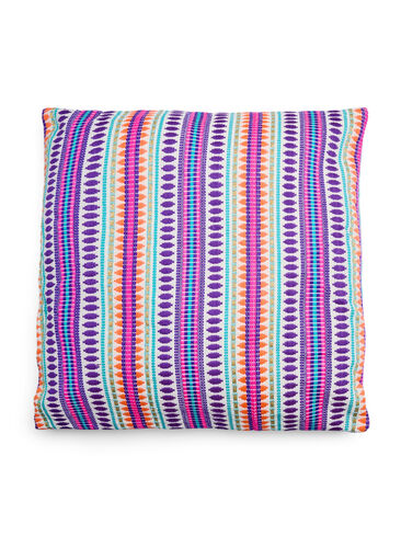 Tyynynpäällinen värikkäällä kuviolla, Purple Comb, Packshot image number 0