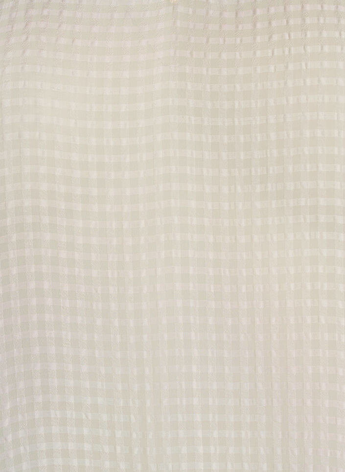 Seersucker -pusero V-p&auml;&auml;ntiell&auml;, Beige, Packshot image number 2