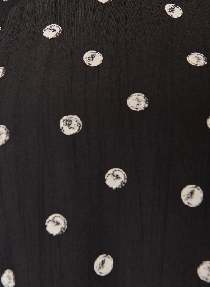 Lyhyt viskoosimekko pallohihoilla, 9990, Packshot image number 2