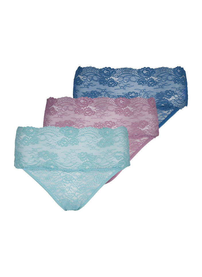 3 kpl pitsisiä g-stringejä, Mix assortments AW, Packshot image number 0