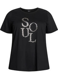 T-paita printill&auml;, Musta