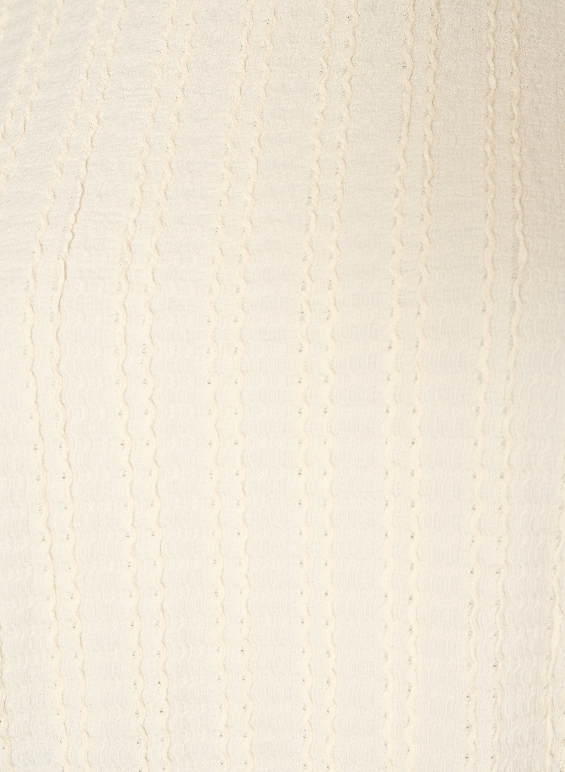 ZizziJerseypusero struktuurilla ja pallomaisella siluetilla, Vanilja, Packshot image number 2