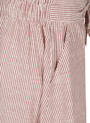 Raidallinen puuvillahame taskuilla, Dry Rose Stripe, Packshot image number 3