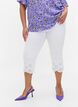 Kukallinen viskoosipusero  nyöriyksityiskohdalla, Lilac Flower Print, Model image number 2