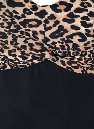 Uimapuku kaarituella ja leopardiprintillä, Black Leo, Packshot image number 2