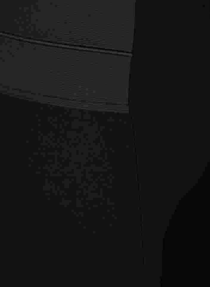 Leggingsit leveällä ja joustavalla vyötärönauhalla, Black, Packshot image number 2