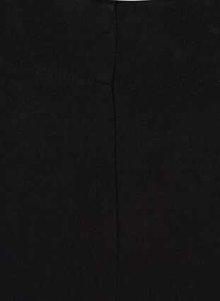 Yksiväriset legginssit viskoosisekoitteesta , Black, Packshot image number 3