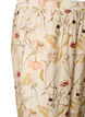 Korkeavy&ouml;t&auml;r&ouml;iset viskoosihousut kukkakuosilla, Beige, Packshot image number 2