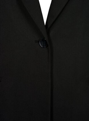 FLASH – Yksinkertainen bleiseri napilla, Black, Packshot image number 2