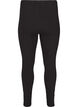 Puuvillaiset leggingsit vuorella , Musta, Packshot image number 1