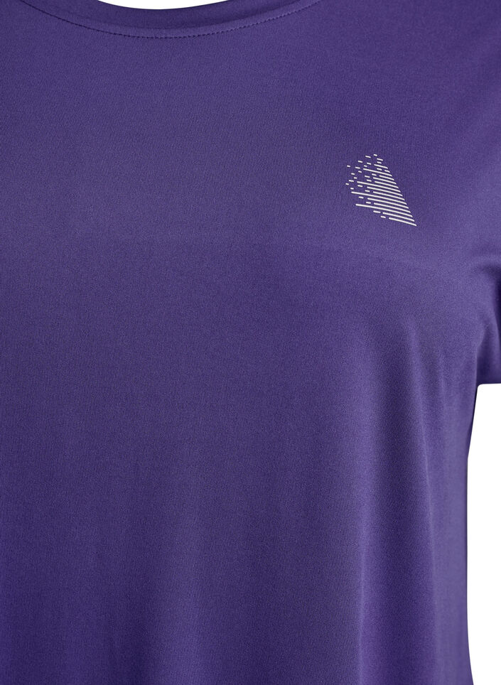 Pitk&auml; treenipaita, Violetti, Packshot image number 2