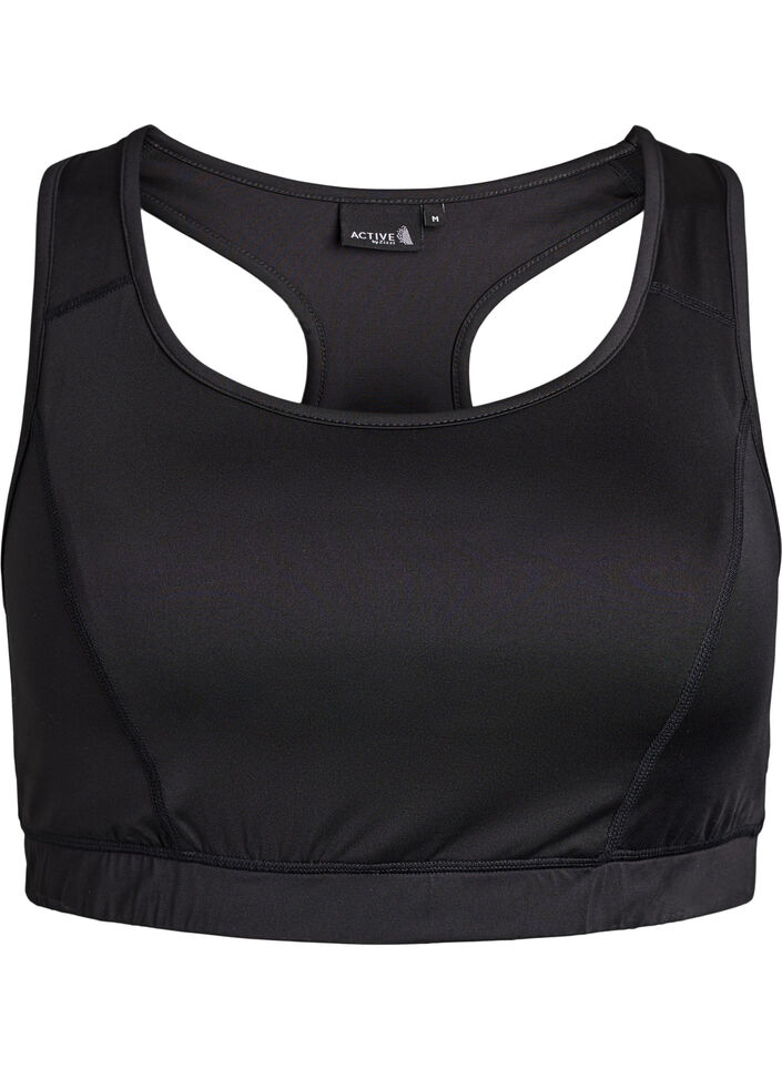 Urheiluliivit racerback-selk&auml;osalla, Musta, Packshot image number 0
