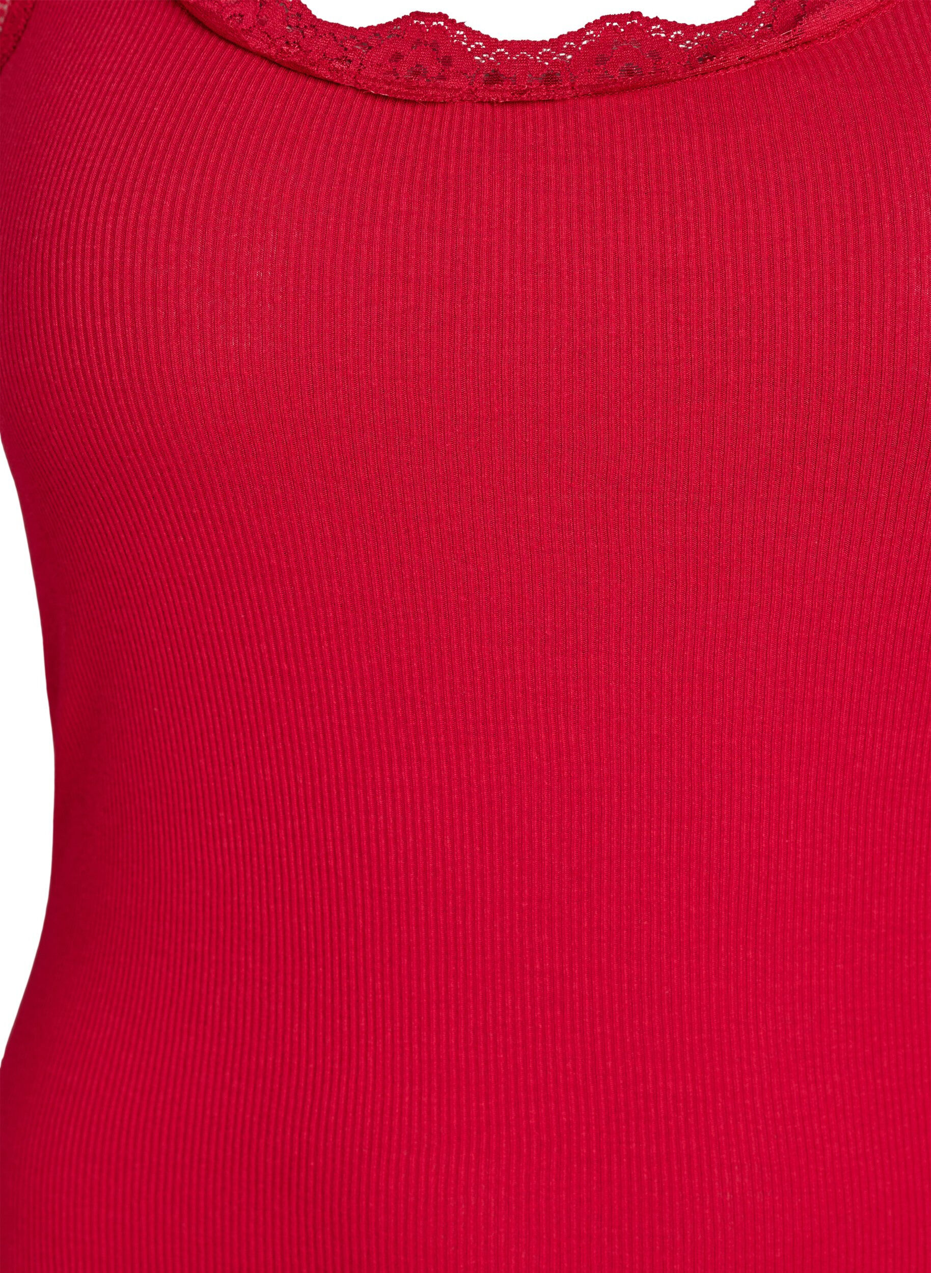 ZizziPitsikoristeinen yl&auml;osa, Punainen, Packshot image number 2