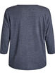 Jersey -pusero 3/4-hihoilla, Harmaa, Packshot image number 1