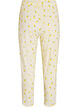 Pyjamahousut pehme&auml;st&auml; jersey-materiaalista, korkea vy&ouml;t&auml;r&ouml; ja hedelm&auml;kuosi, Keltainen, Packshot image number 1