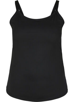 Kevyt shapewear-toppi säädettävillä olkaimilla , Black, Packshot image number 0