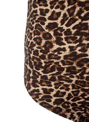 Uimapuku ristikkäisellä selällä ja irrotettavilla toppauksilla, Leopard Print, Packshot image number 3