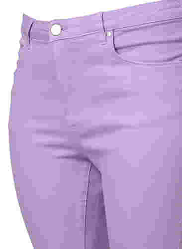 Korkeavyötäröiset Amy farkut super slim fit -mallissa, Lavender, Packshot image number 2