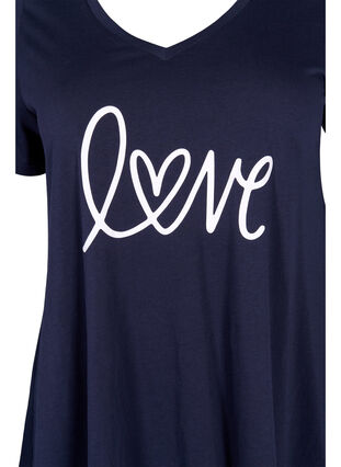 Puuvillainen t-paita lyhyillä hihoilla, Night Sky LOVE, Packshot image number 2