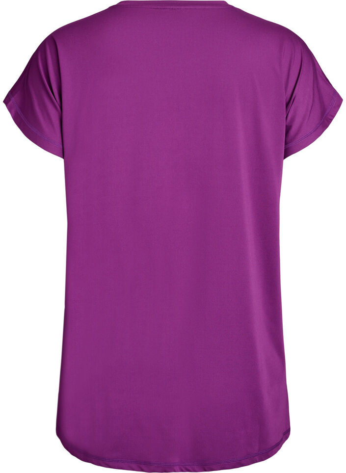 Pitk&auml; treeni-T-paita, Violetti, Packshot image number 1