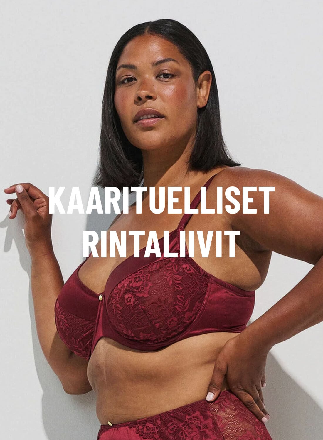Kaarituelliset rintaliivit naisille - Isot koot - Koot 85E-115H - Zizzi