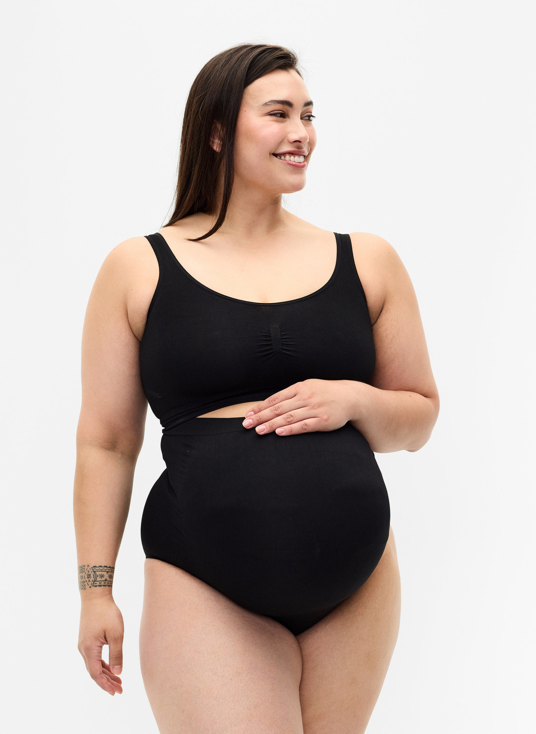 Äitiysalushousut, Black, Model