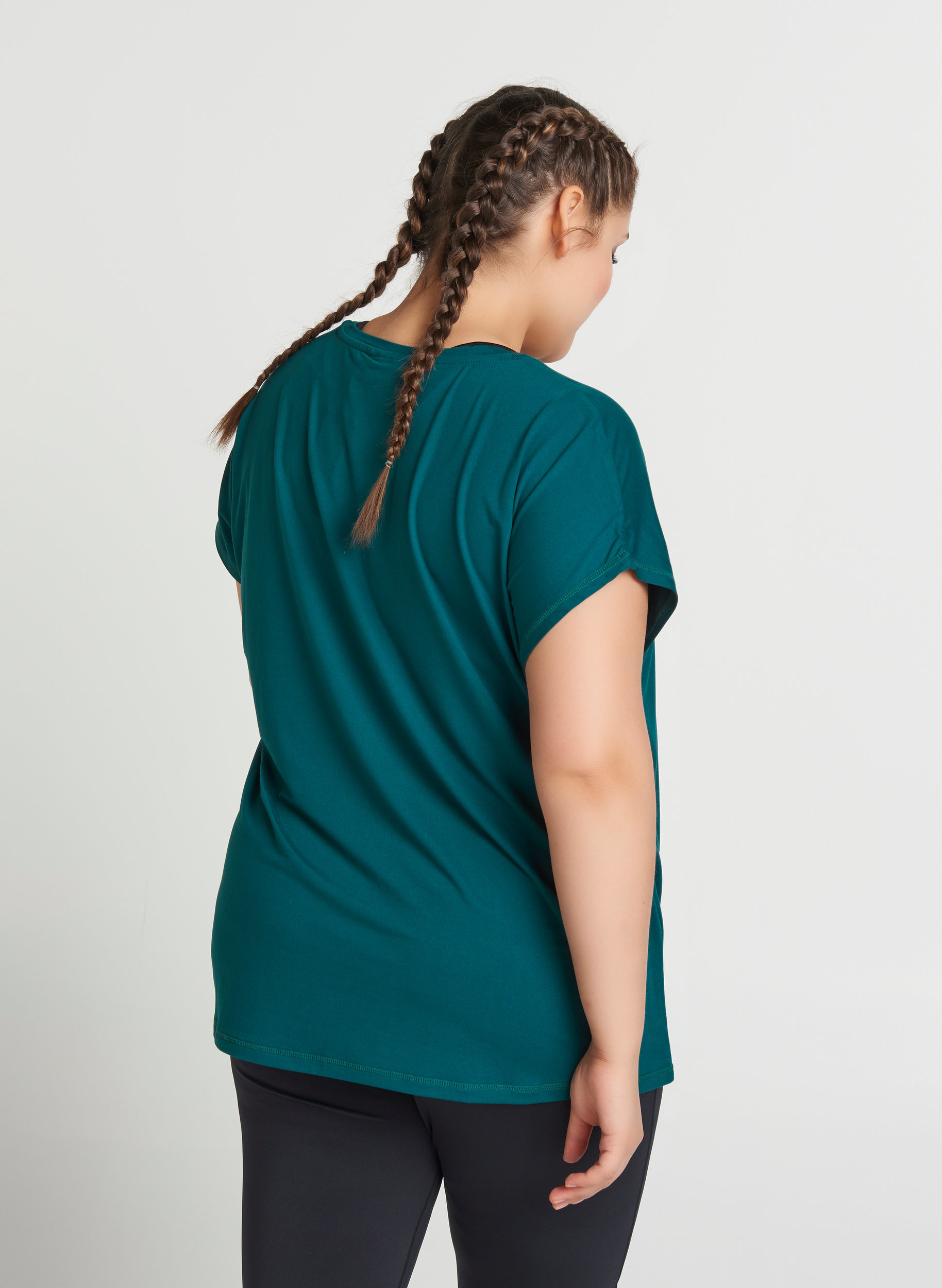 T-paita, Deep Teal, Model