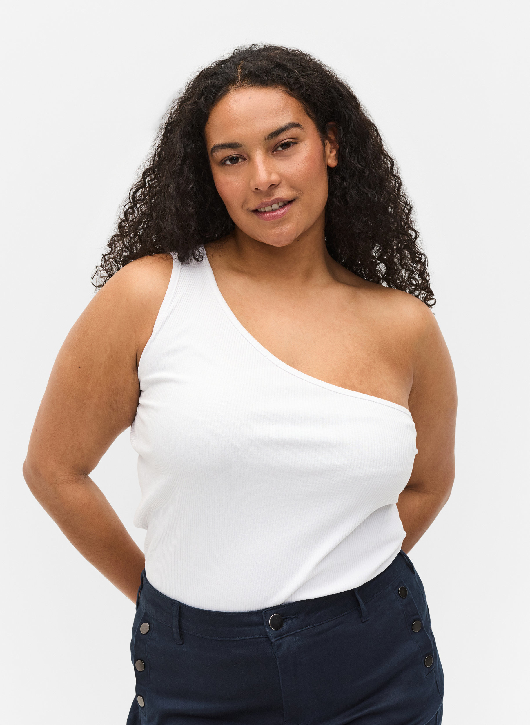 puuvillatoppi, Bright White, Model