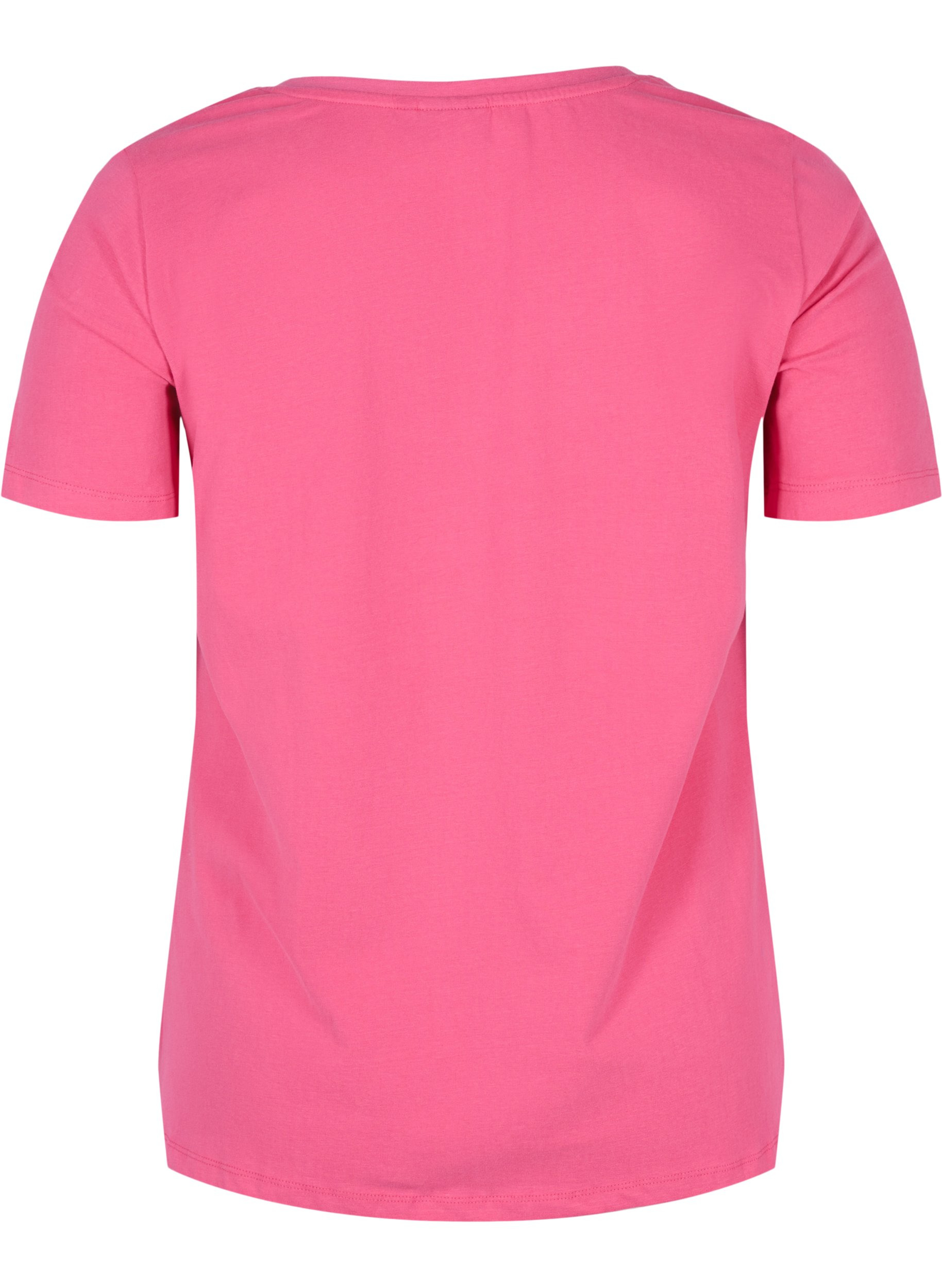 Perus T-paita, Fandango Pink, Packshot image number 1