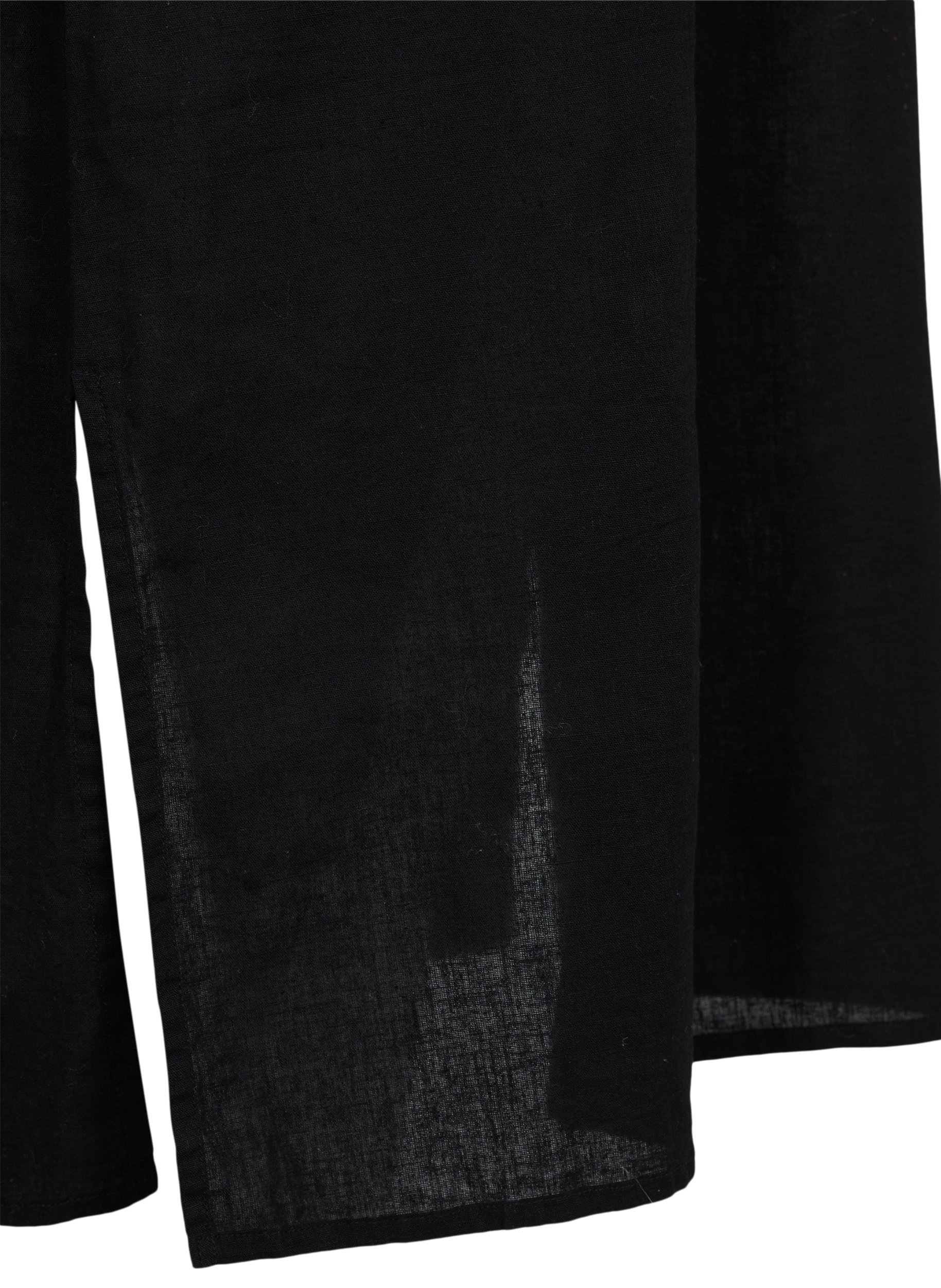 Pitkä paitamekko lyhyillä hihoilla, Black, Packshot image number 3