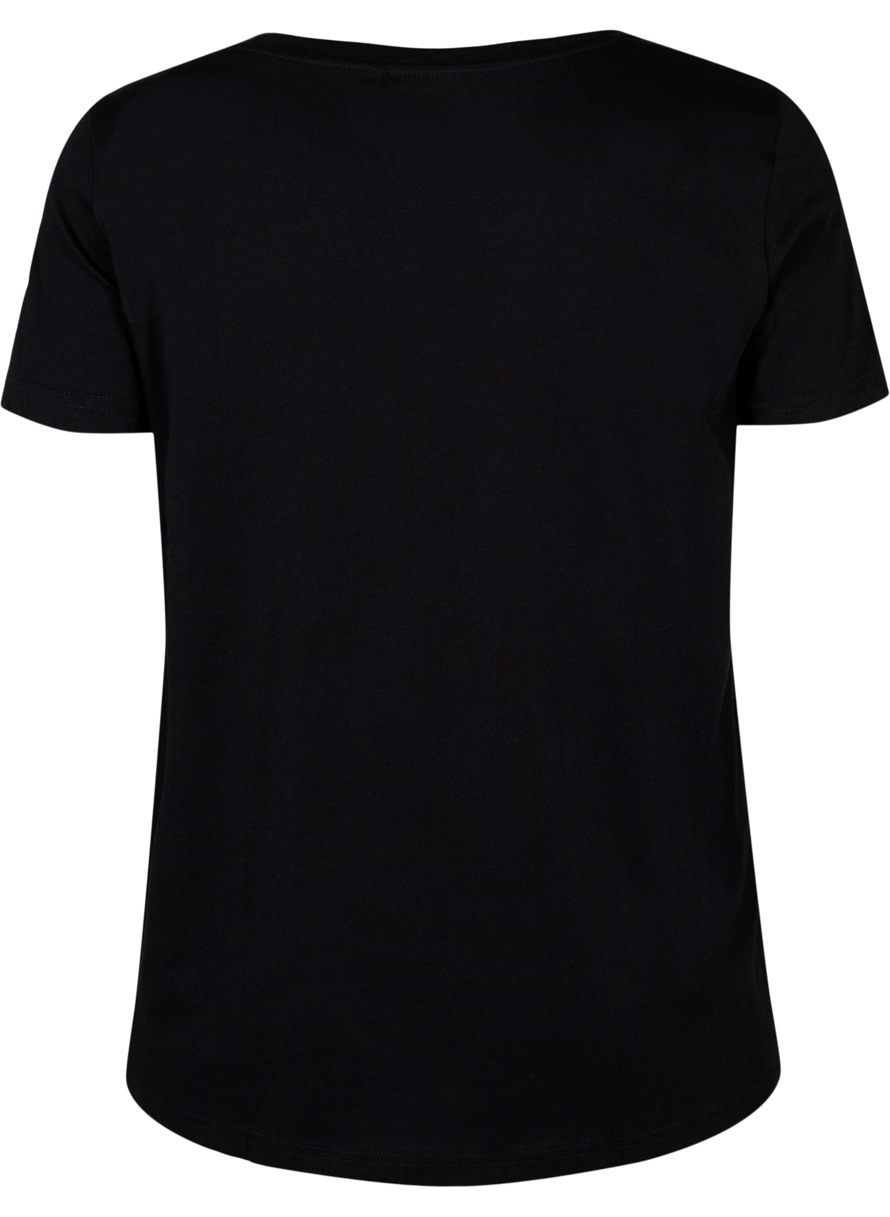 T-paita printillä treeniin , Black w. Stripe Move, Packshot image number 1