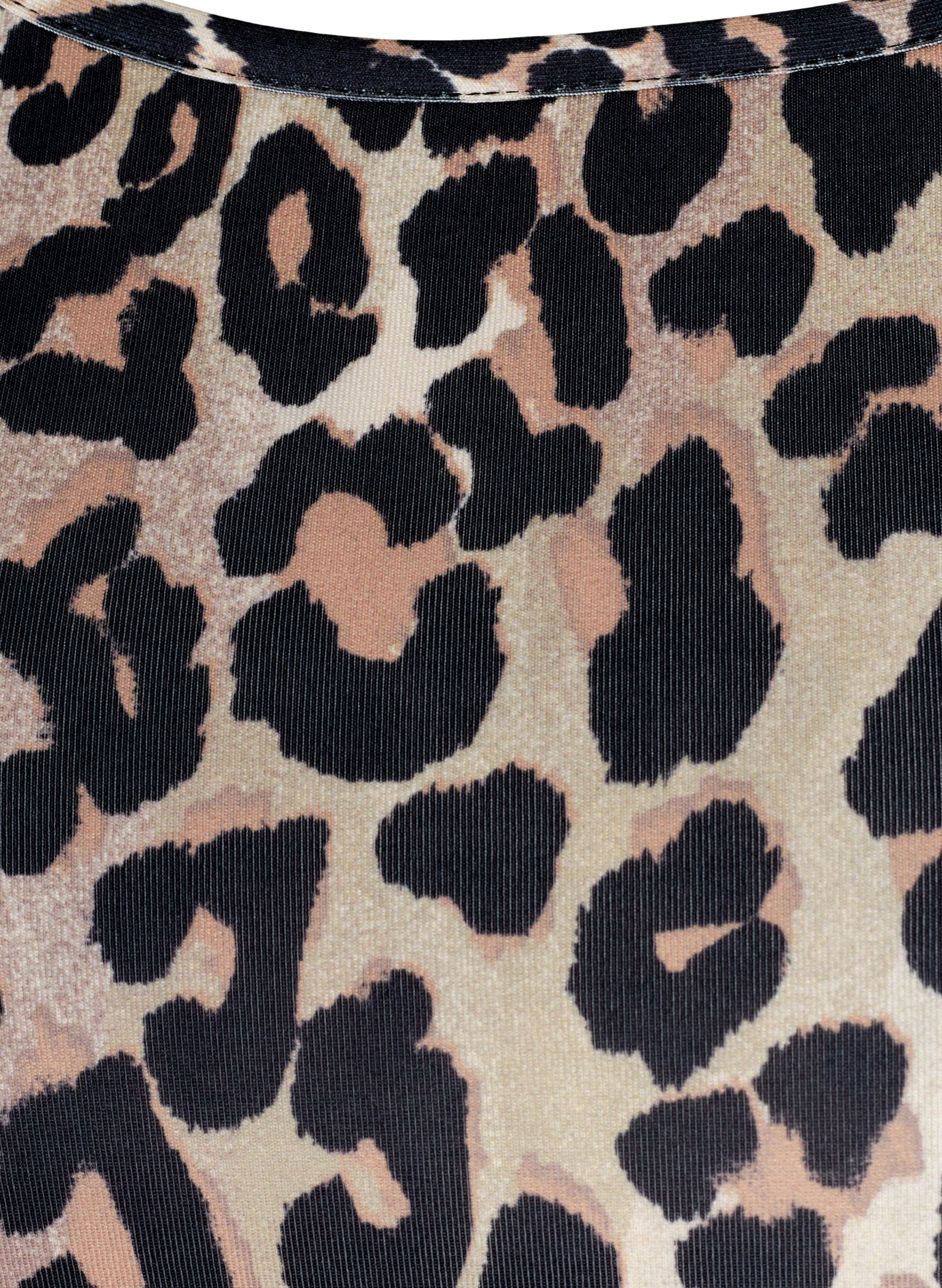 Urheilurintaliivit leopardikuosilla ja mesh-kankaalla, Leopard, Packshot image number 2