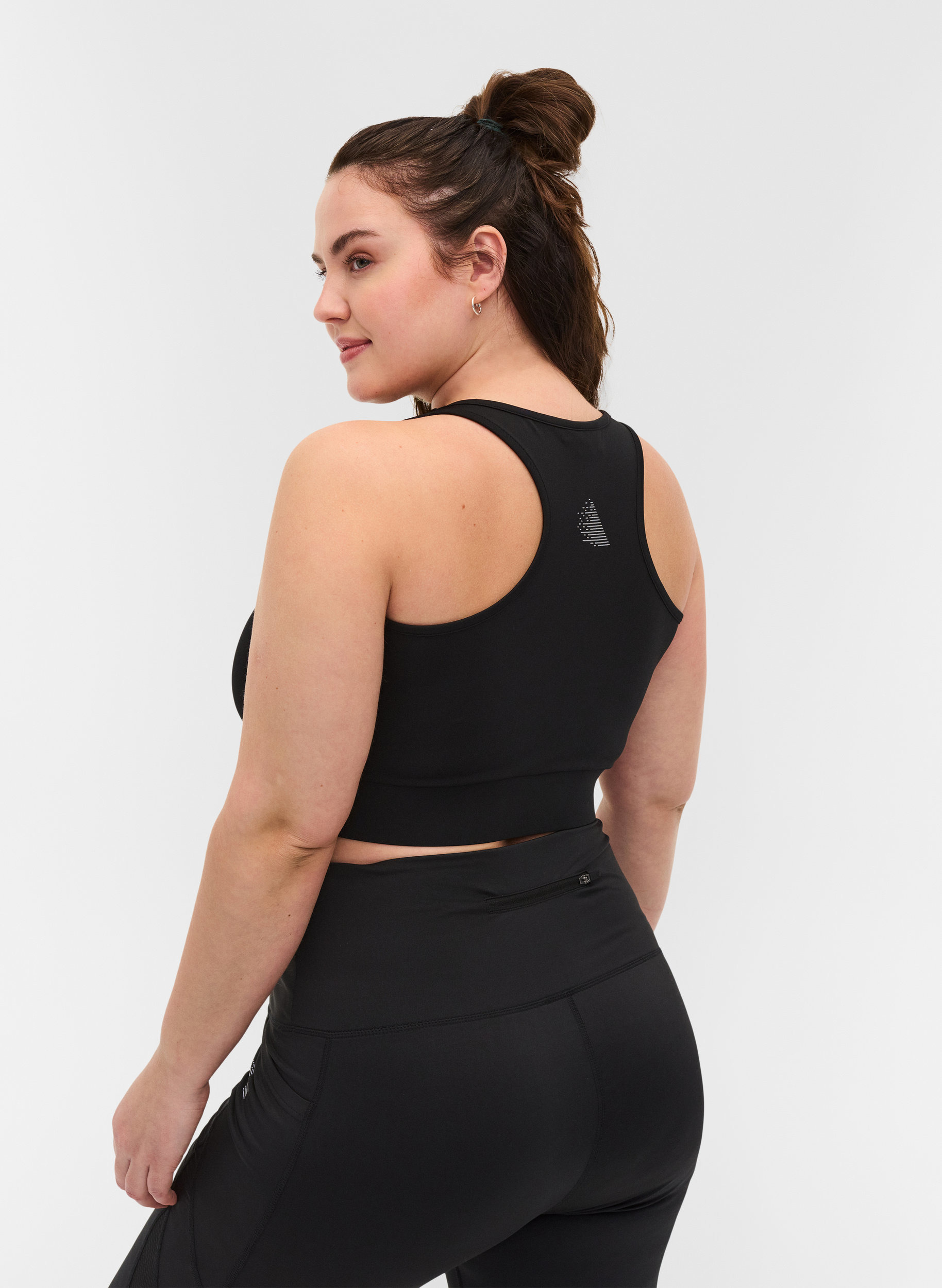 Urheilurintaliivit mesh-kankaalla, Black, Model