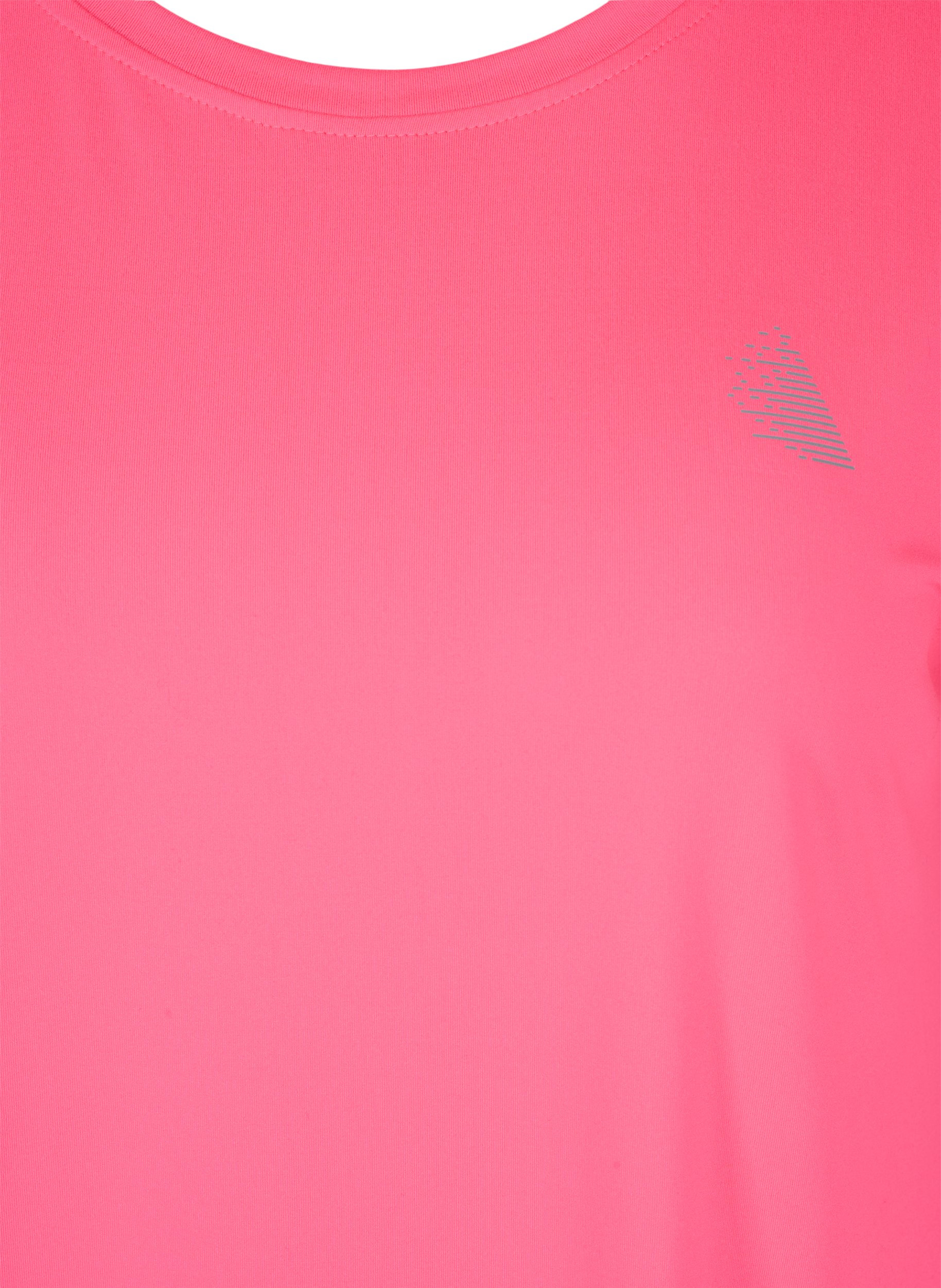 T-paita, Neon pink, Packshot image number 2