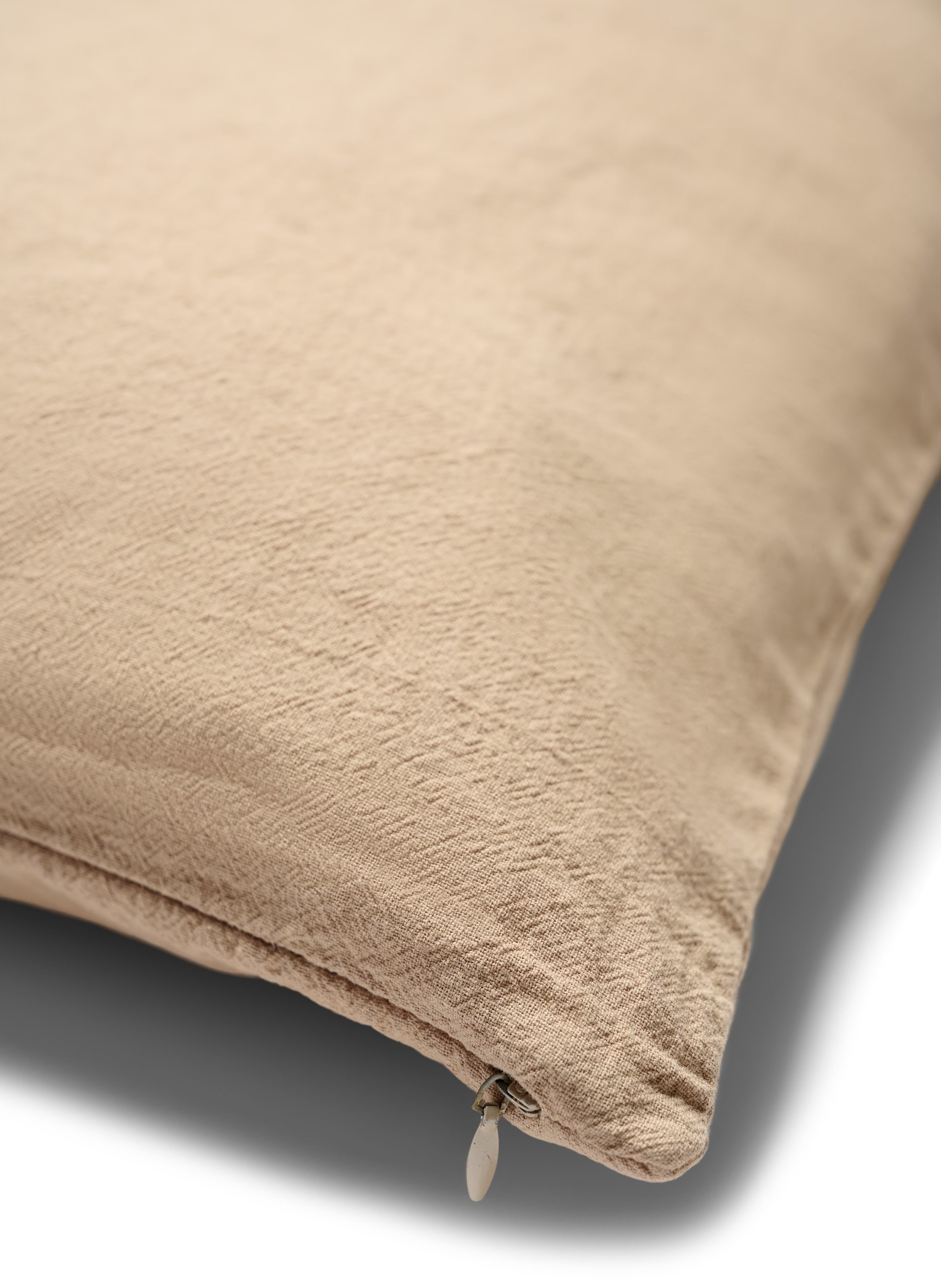 Puuvillainen tyynynpäällinen, Light Taupe, Packshot image number 3