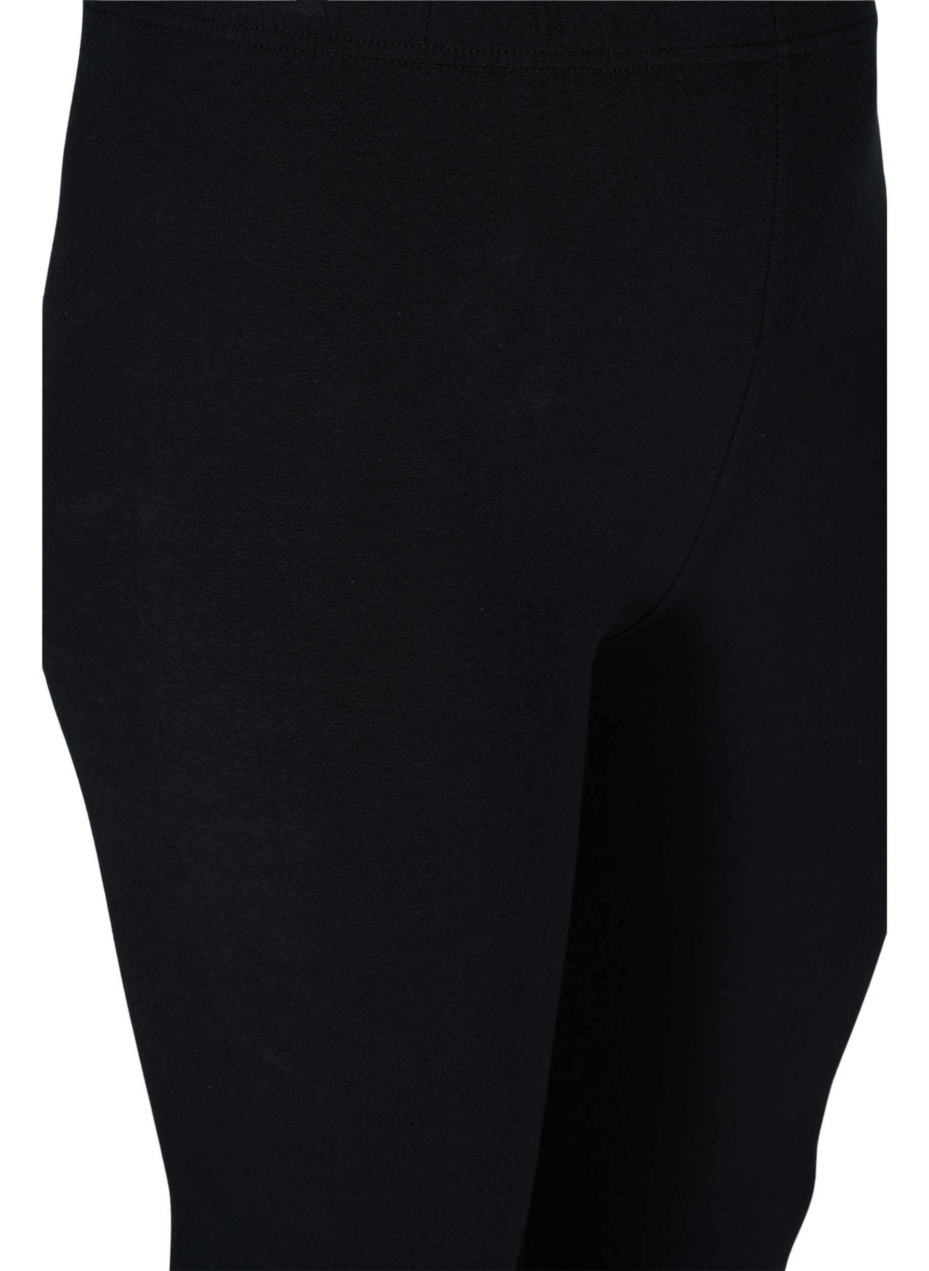 Puuvillaiset legginssit printillä, Black, Packshot image number 2