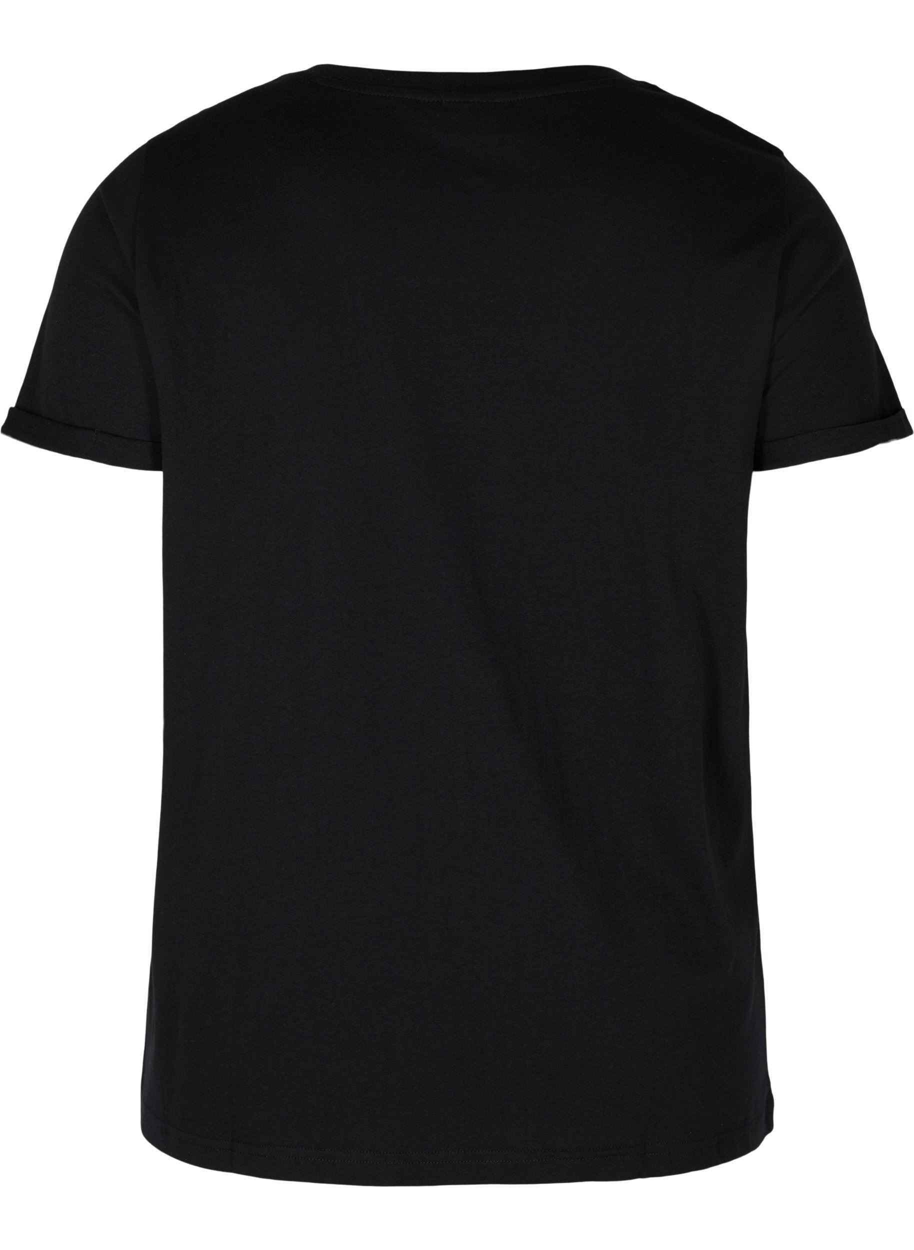 T-paita printillä treeniin , Black Run, Packshot image number 1