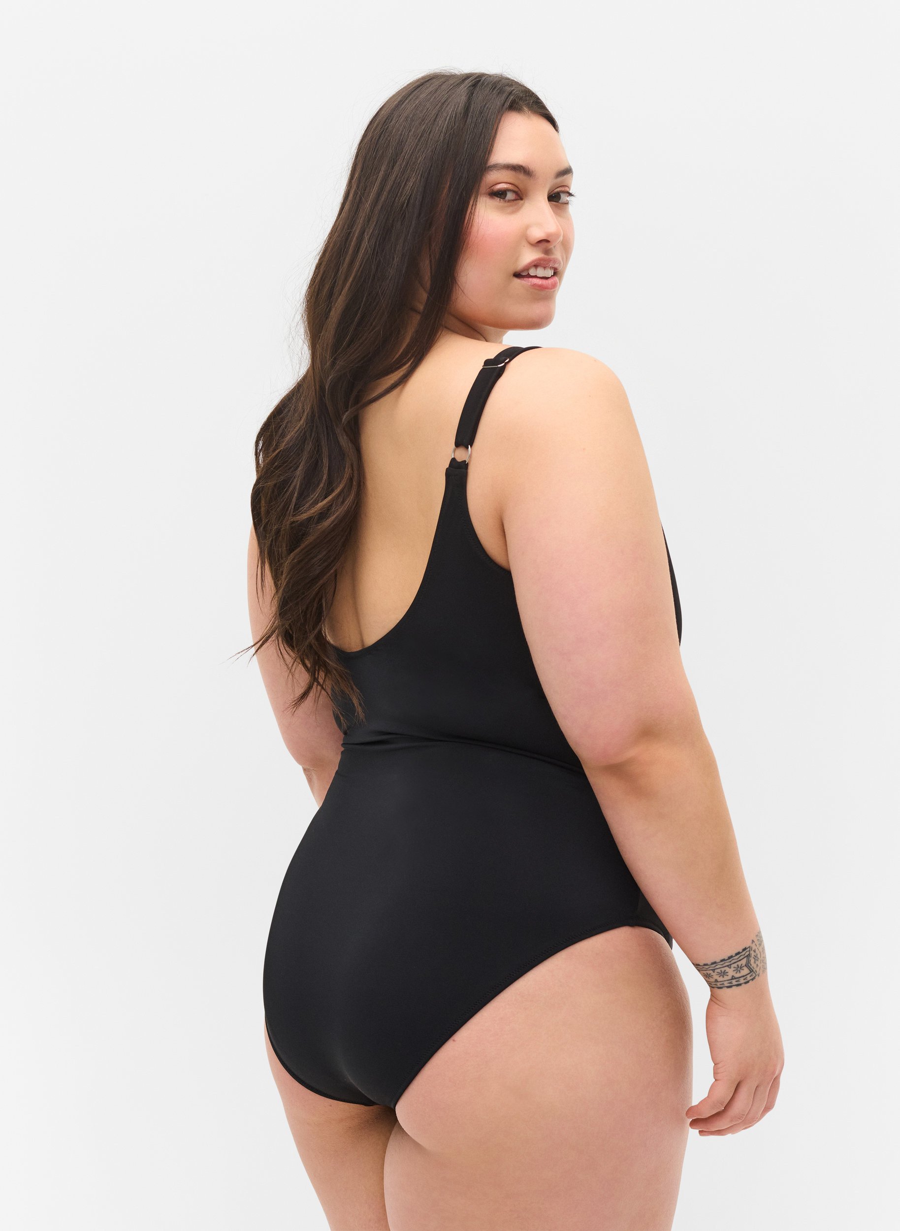 Uimapuku kevyellä toppauksella, Black, Model